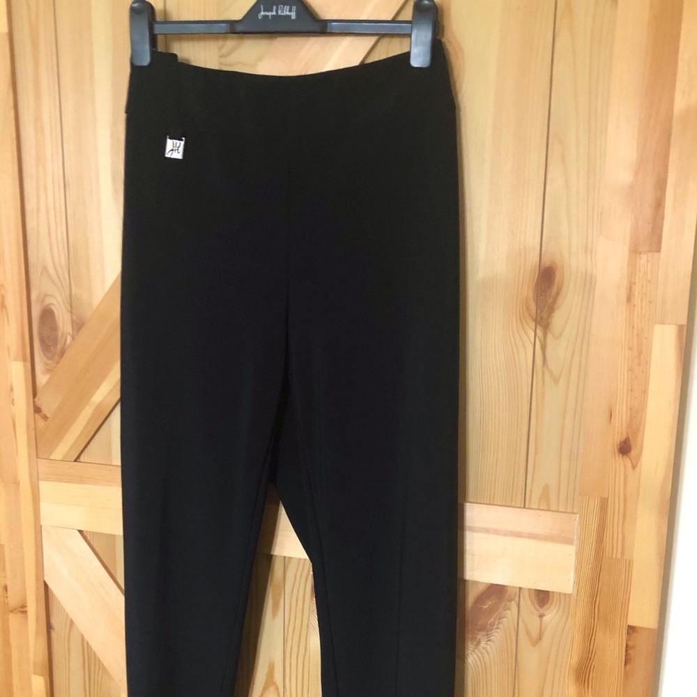 Joseph Ribkoff Black Straight Leg Trousers